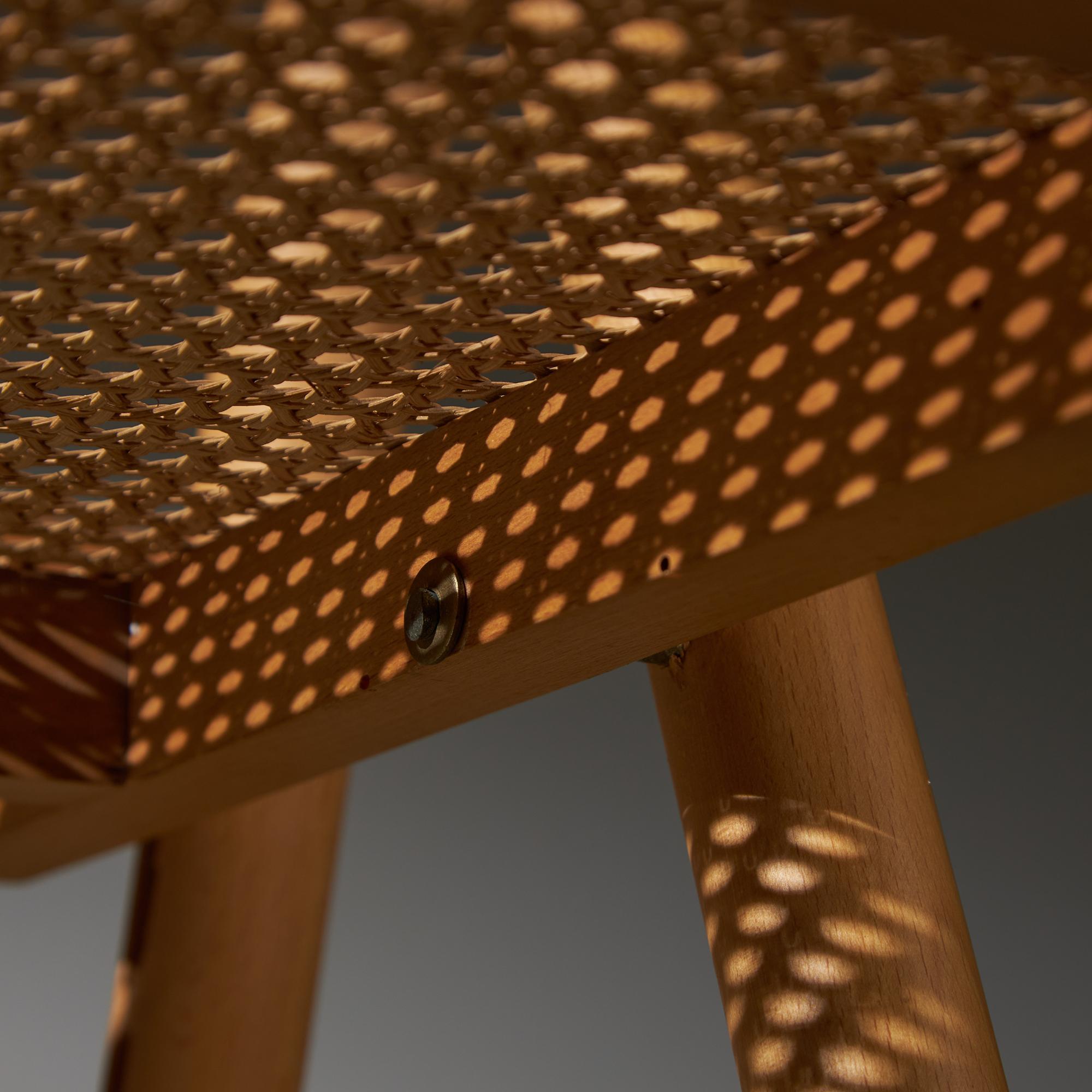 Foldable Italian Wicker Chair, 1970s 6