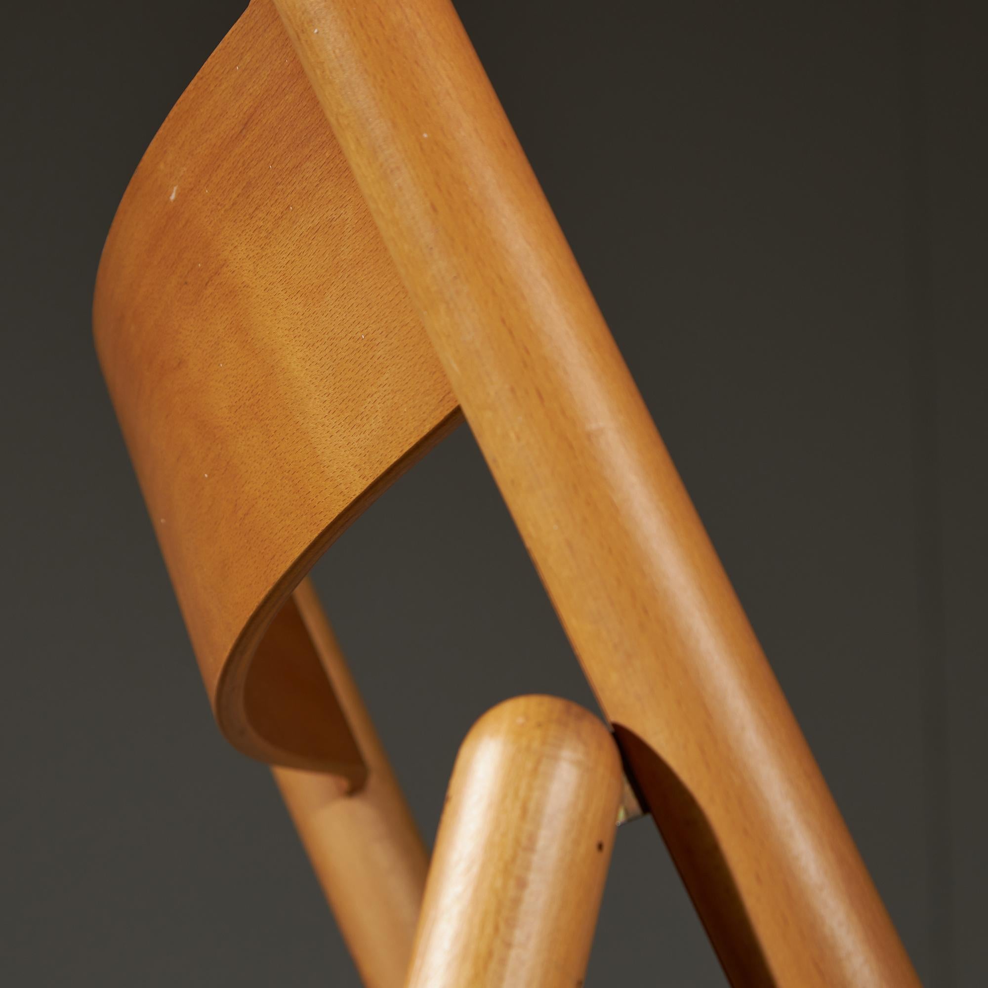 Foldable Italian Wicker Chair, 1970s 12