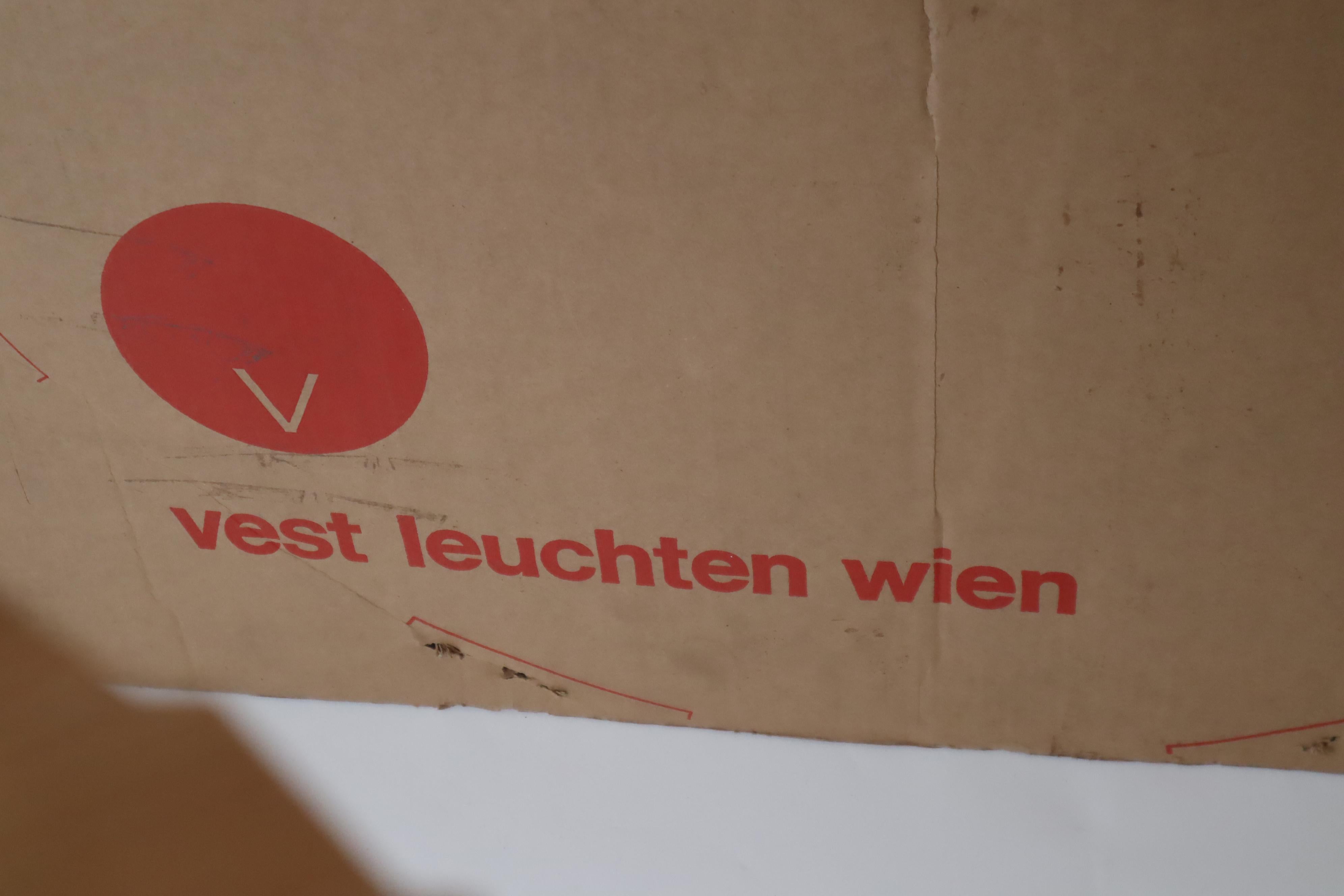Klappbare große Pendelleuchte aus Fichtenholz von Wilhelm Vest, Österreich 1970er Jahre 11
