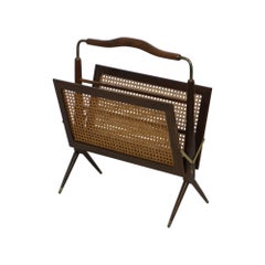 Foldable Magazine Magazine Rack Cesare Lacca Italian Design Fifties