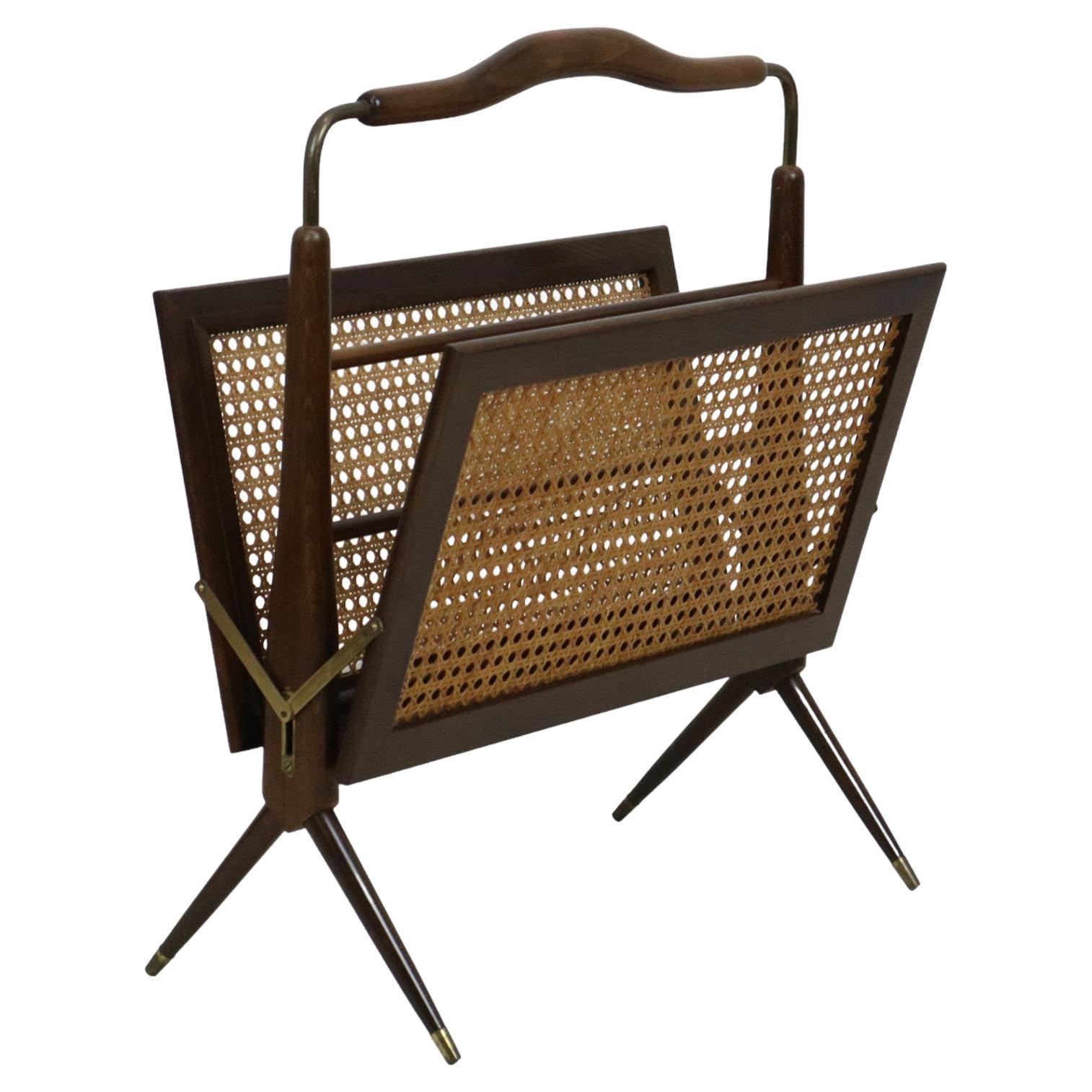 Revistero Plegable Cesare Lacca Diseño Italiano Años Cincuenta