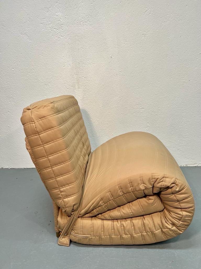 French Foldable One Person Lounge Chair and Sofa Bed from Perriand Les Arcs, France For Sale