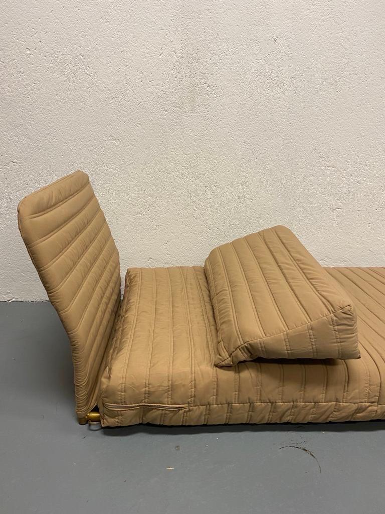 Foldable One Person Lounge Chair and Sofa Bed from Perriand Les Arcs, France For Sale 1