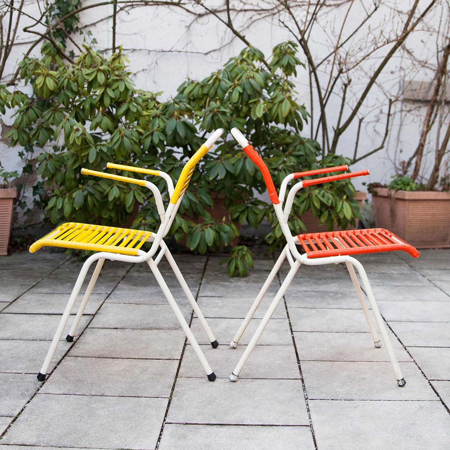 Foldable Spaghetti Garden Chairs Germany, 1950s 4
