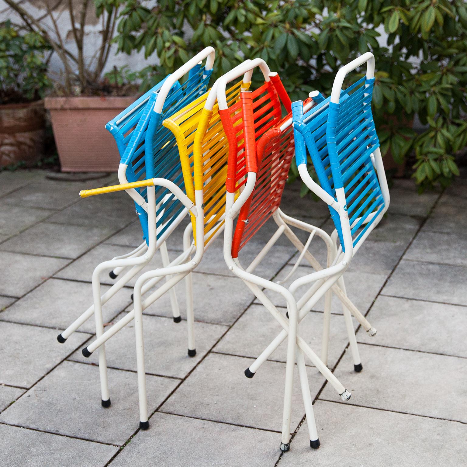 Foldable Spaghetti Garden Chairs Germany, 1950s 6