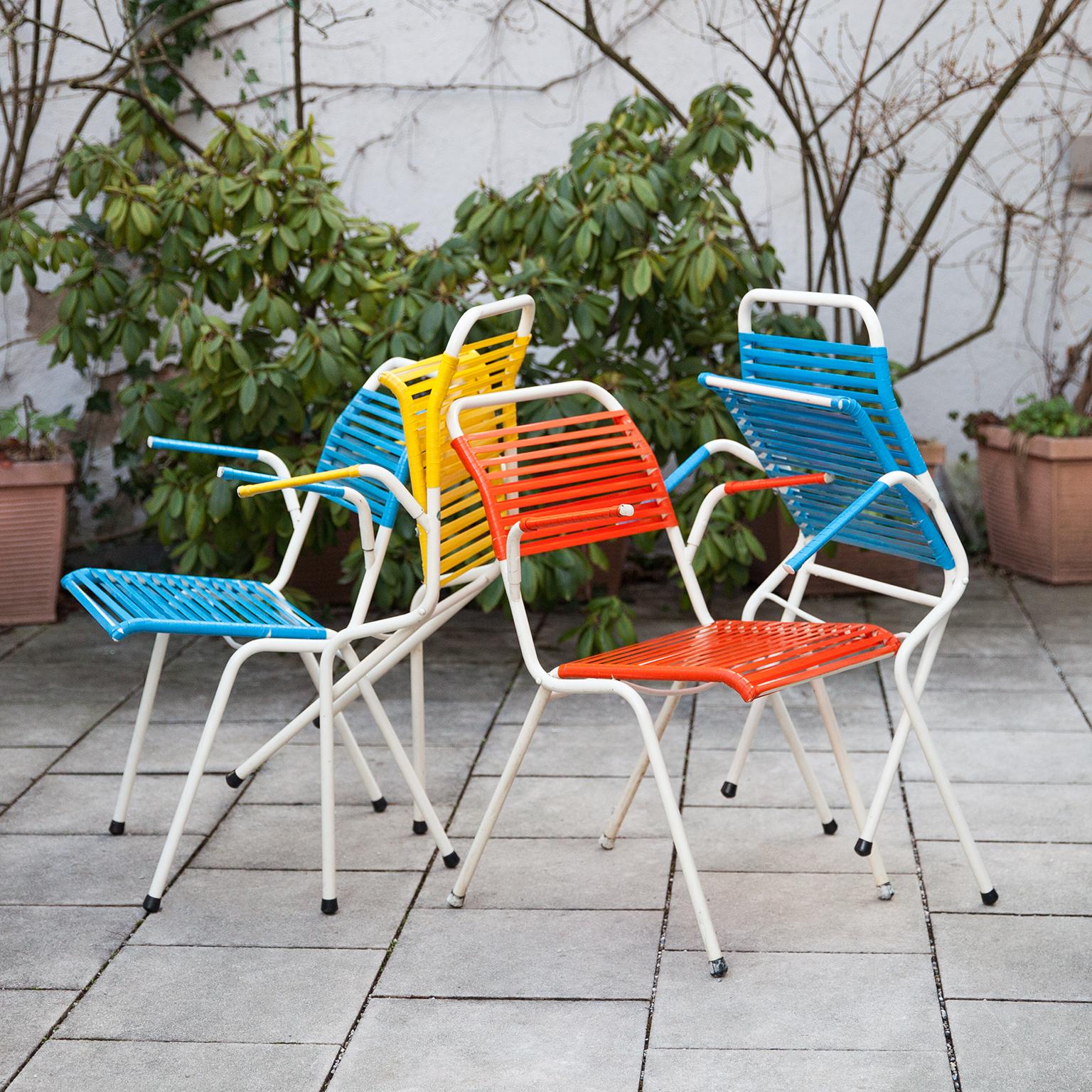 Foldable Spaghetti Garden Chairs Germany, 1950s 7