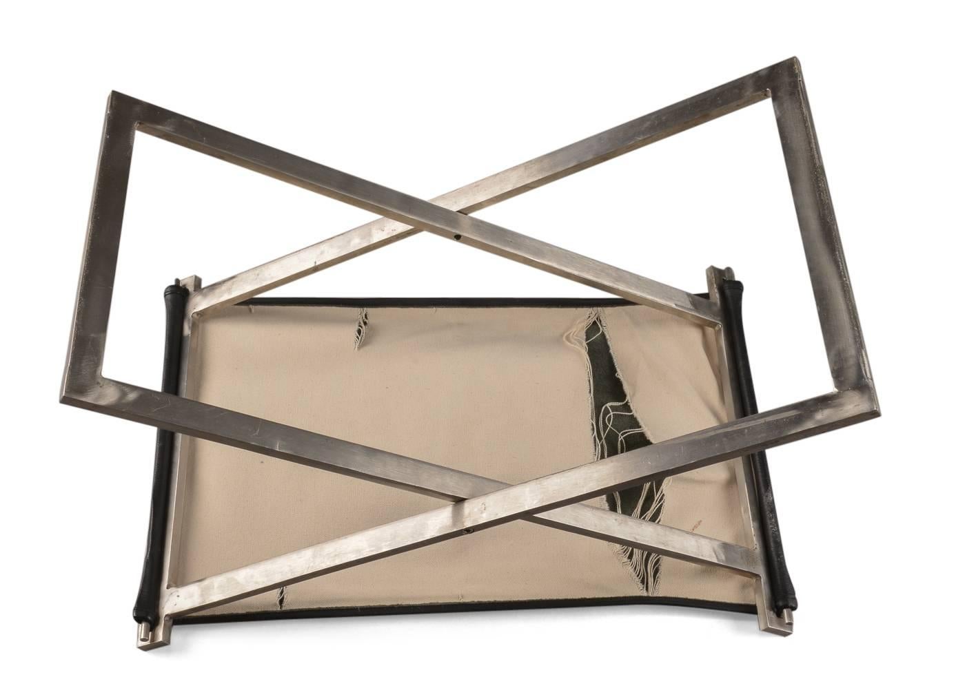 Mid-20th Century Foldable Stool, Michael Christensen Model Rough #1 For Sale