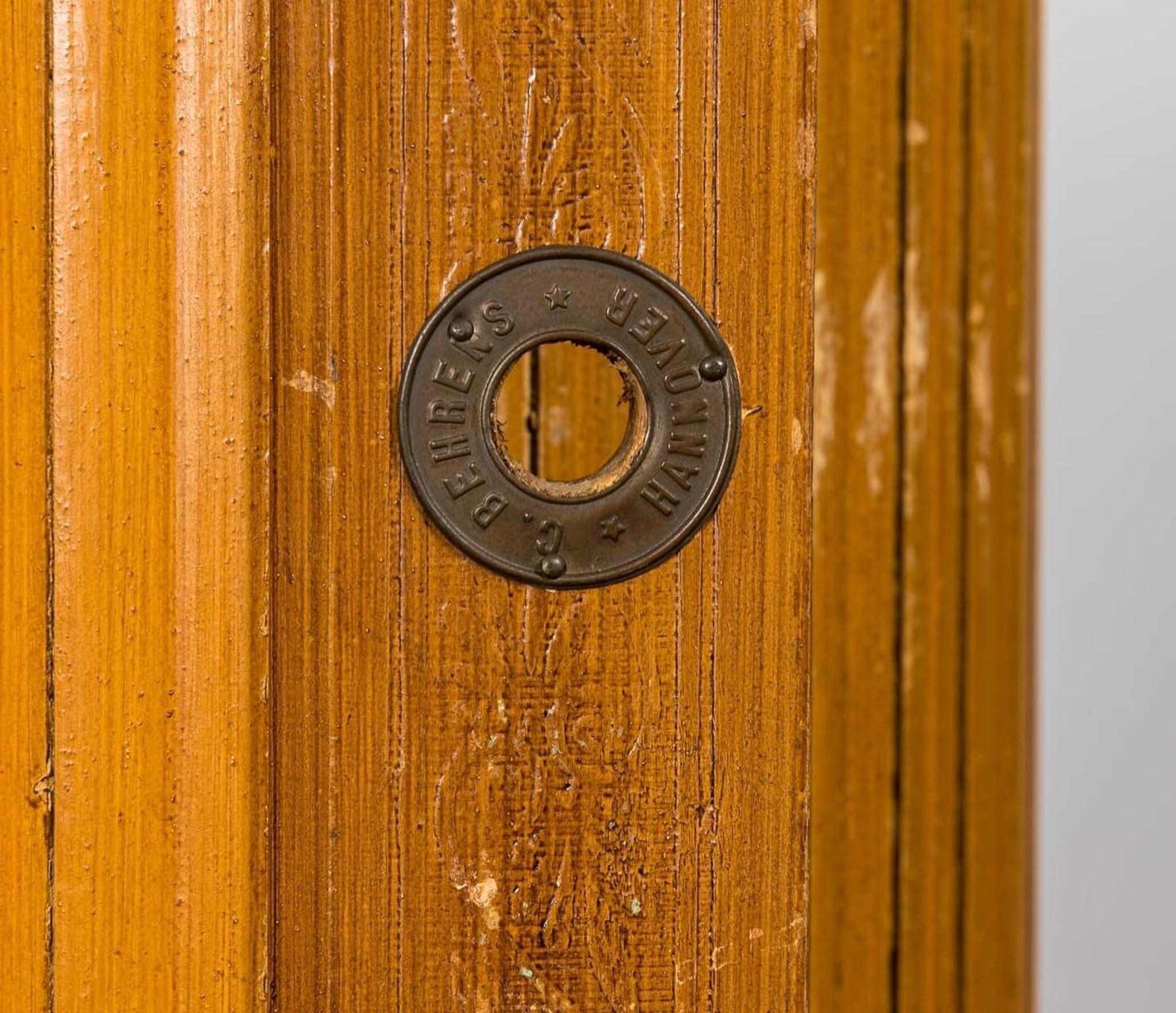 Foldable wooden room dividers, Behrens Hannover, Germany, early 20th