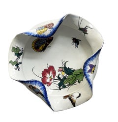 Folded Fruit Bowl 'Rousseau-Bracquemond' Service 1866-1875