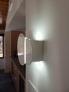 Folded Sconce Light in Crystal White by Touijer Designs