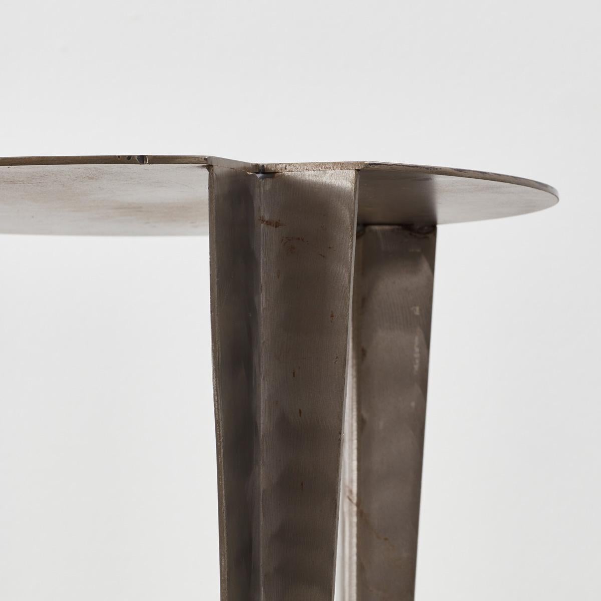 Folded Steel Side Table, US 1980s 3