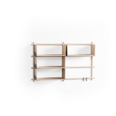 Foldin Shelf Six Holes Four Shelves with Two Hooks