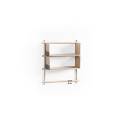 Foldin Shelf Three Holes Two Shelves with Two Hooks
