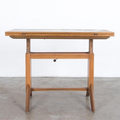 Folding Adjustable Teak Coffee Table by Wilhelm Renz