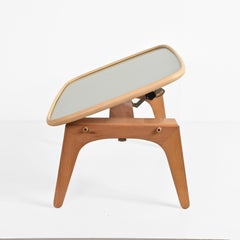 Folding and Adjustable Bed Tray, Laminated Wood, Fratelli Reguitti, Italy, 1950s