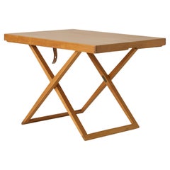 Mesa plegable de haya de Mogens Koch para Rud Rasmussen