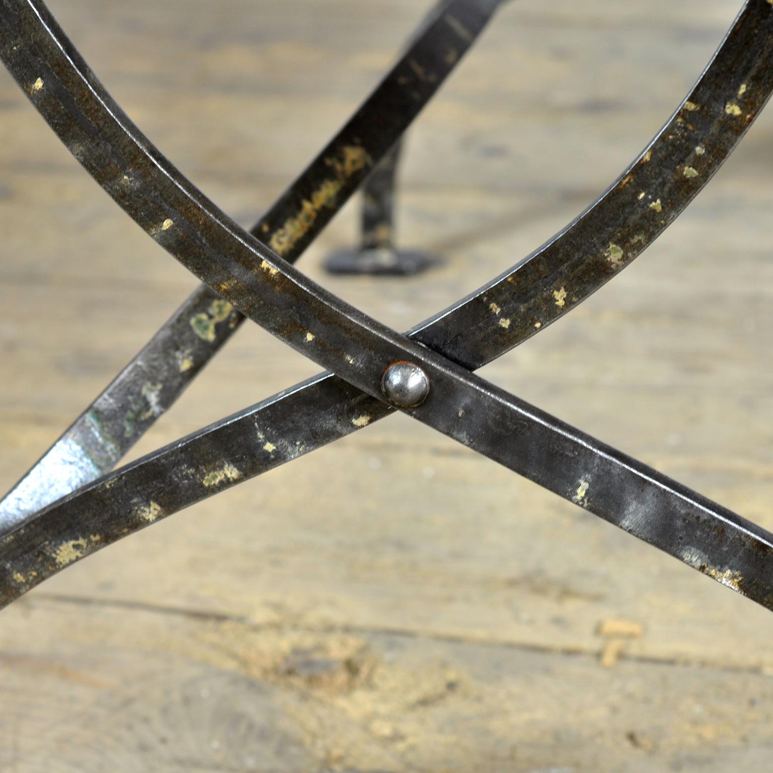 Folding bench, circa 1900 For Sale 1