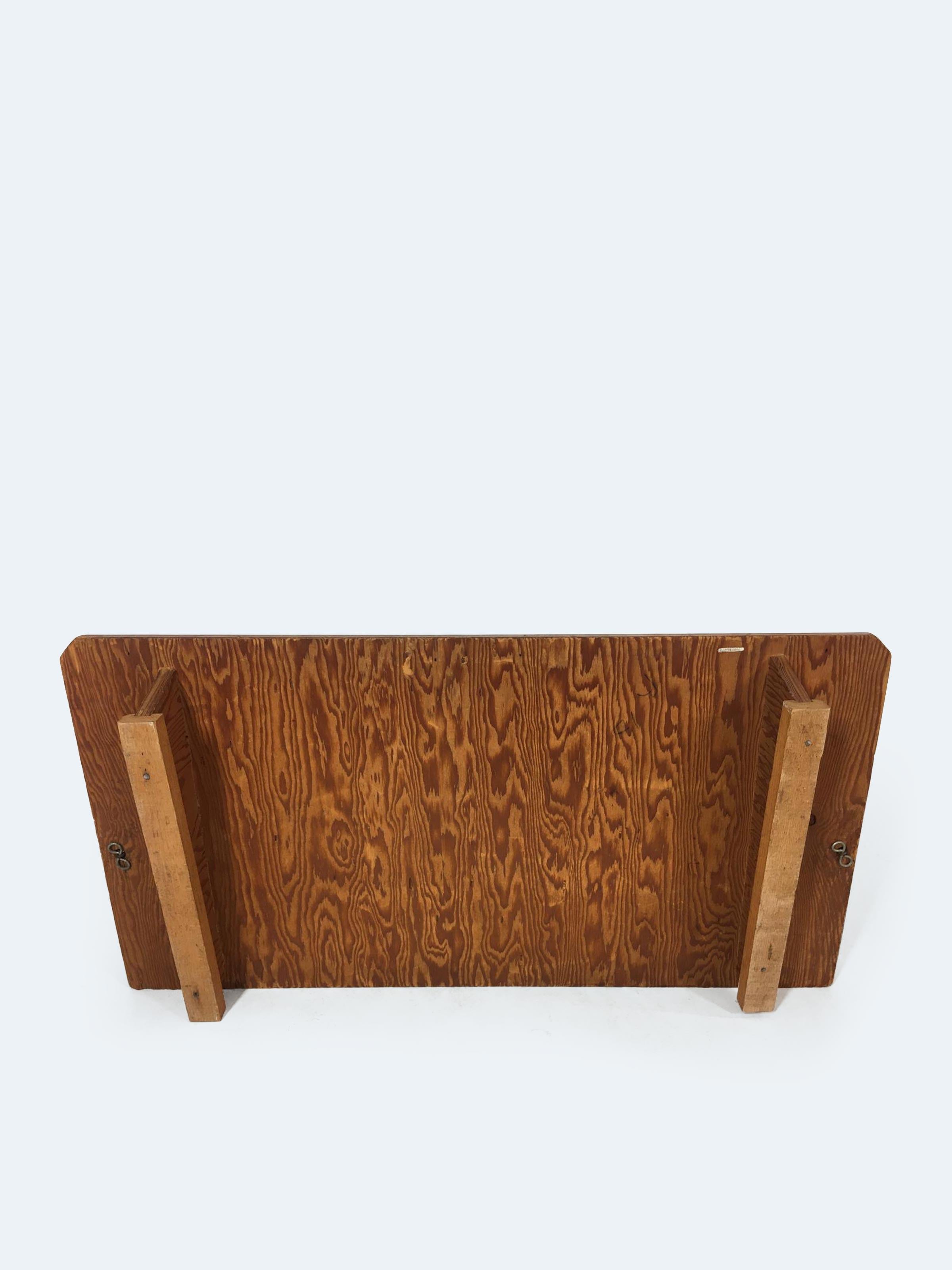 American Folding Bench from the Unitarian Meeting House by Frank Lloyd Wright For Sale