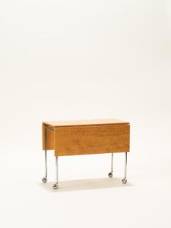 Folding "Berit" Side Table by Bruno Mathsson for Mathsson International AB