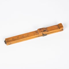 Folding Boxwood & Brass Shoe Size Measure, circa 1880