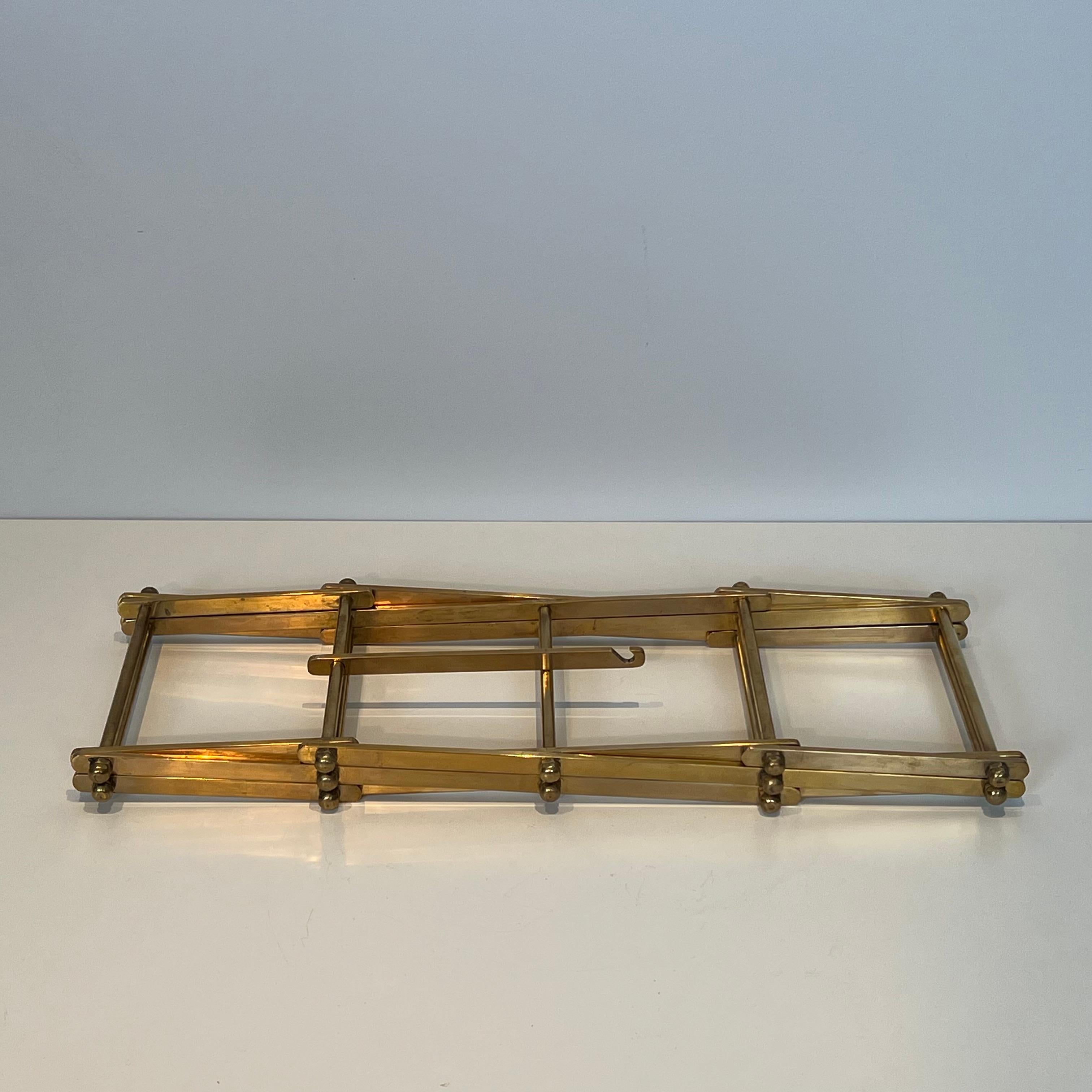 Folding Brass Bottles Holder For Sale 4
