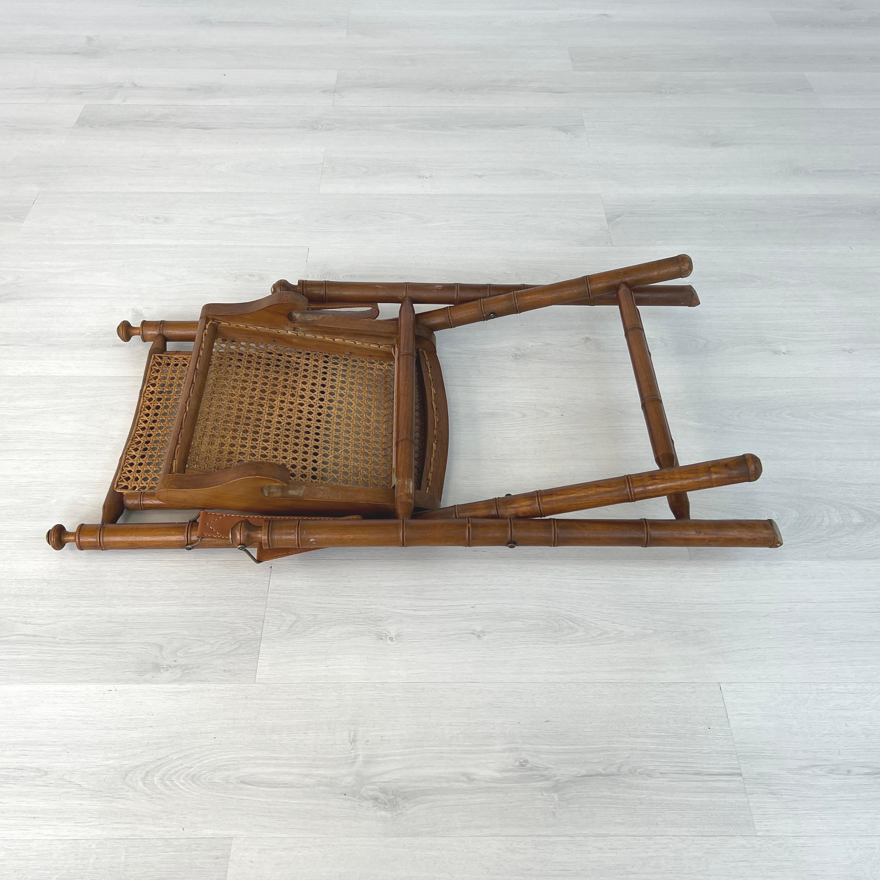 Silla de campaña plegable, 1960 en Bueno estado para la venta en Bridgeport, CT