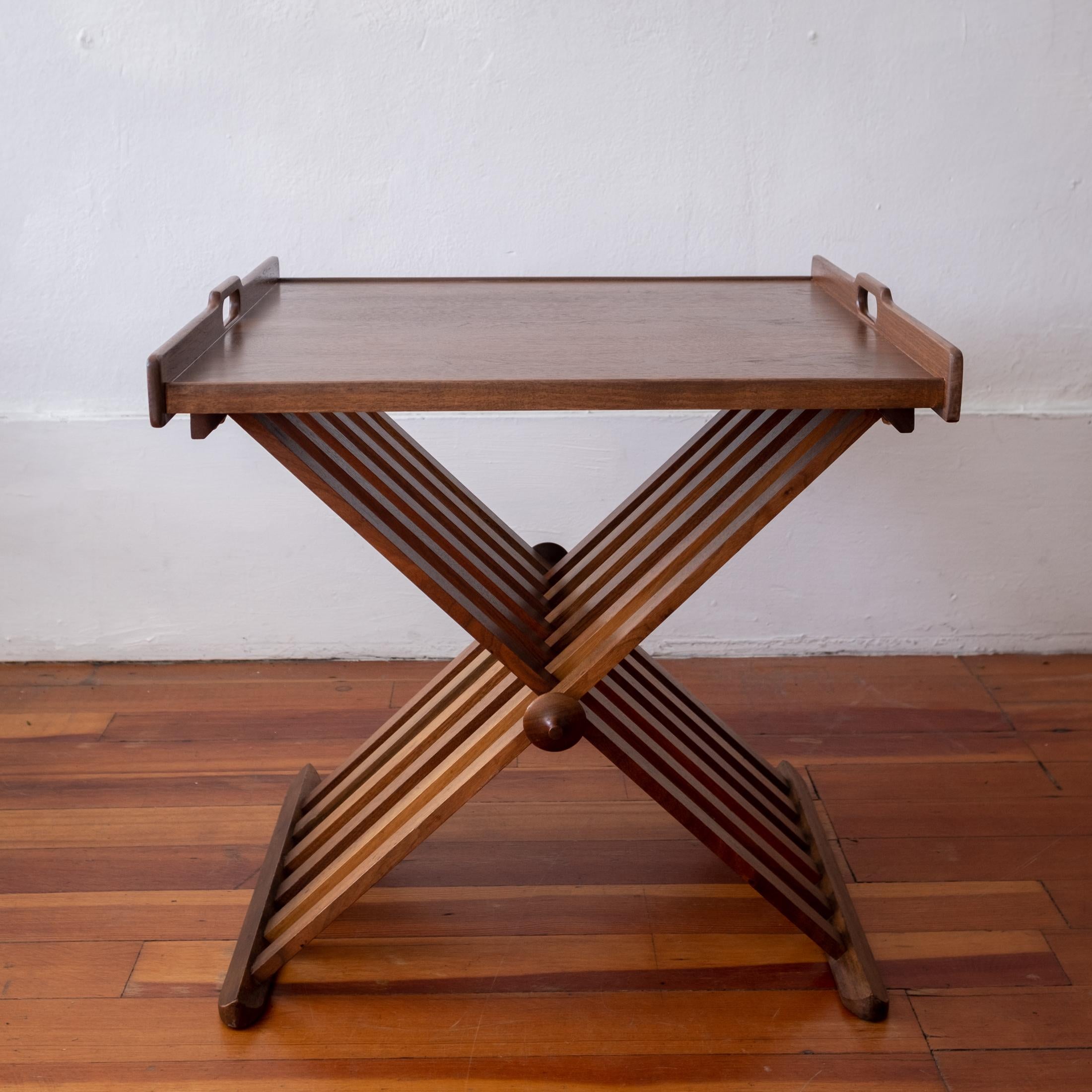 Folding Campaign Tray Table by Kipp Stewart and Stewart McDougall 3