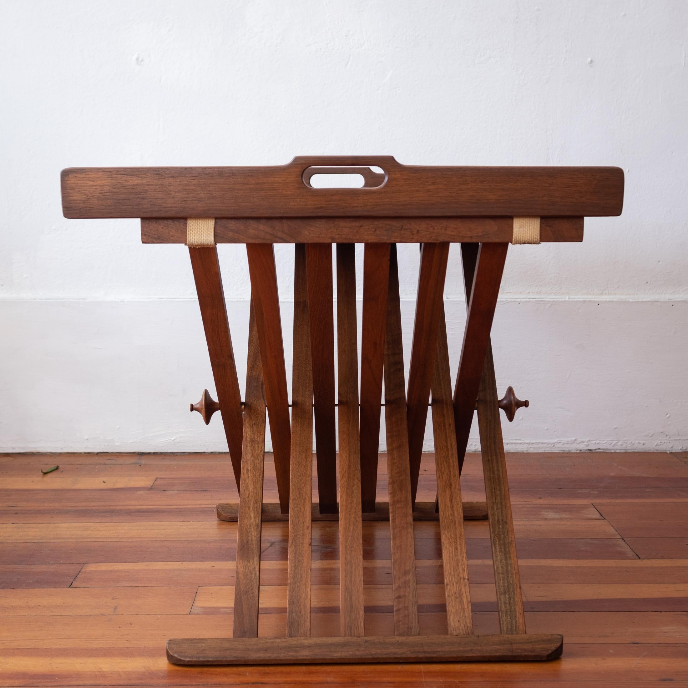 Folding Campaign Tray Table by Kipp Stewart and Stewart McDougall 2