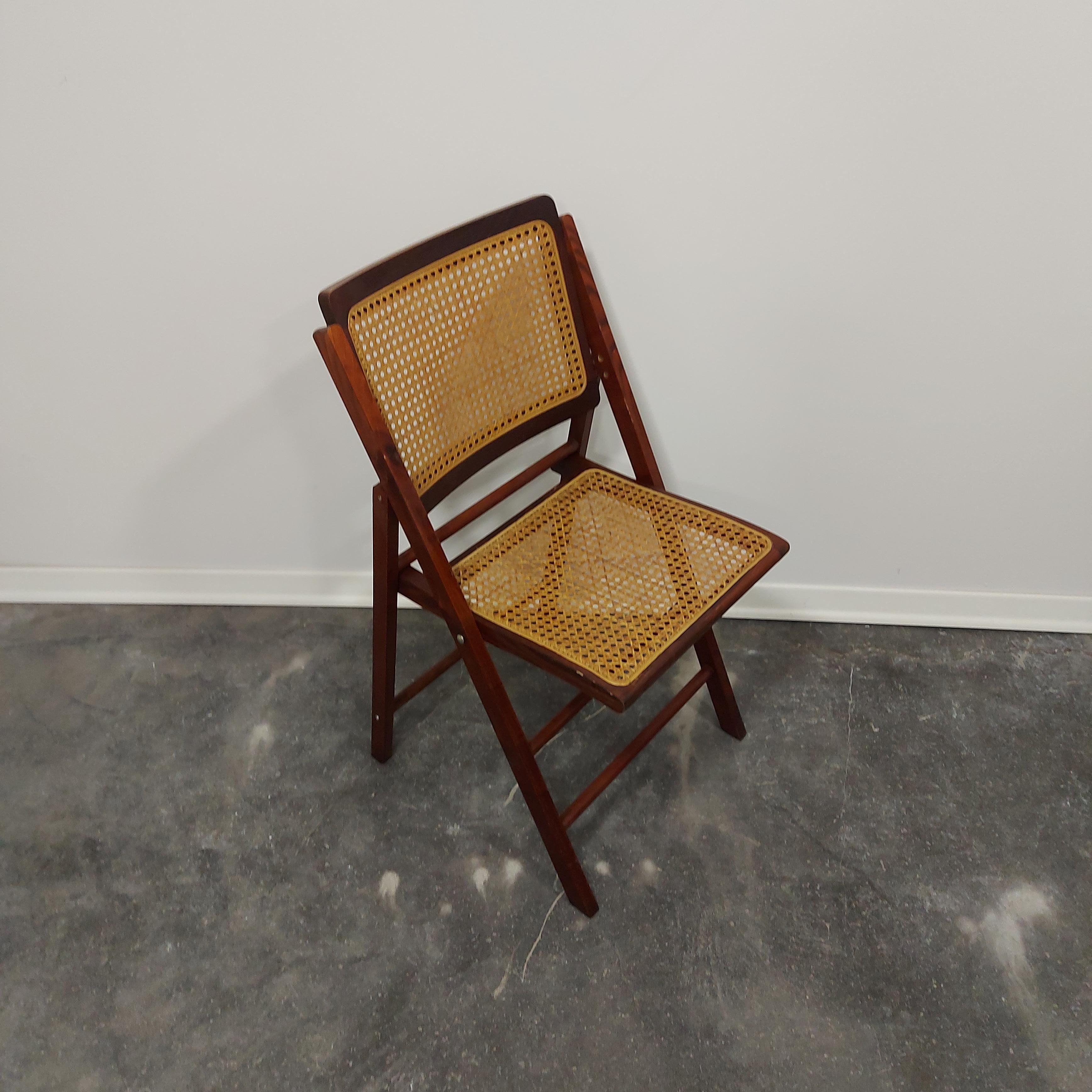 Mid-Century Modern Folding chair 1970s For Sale