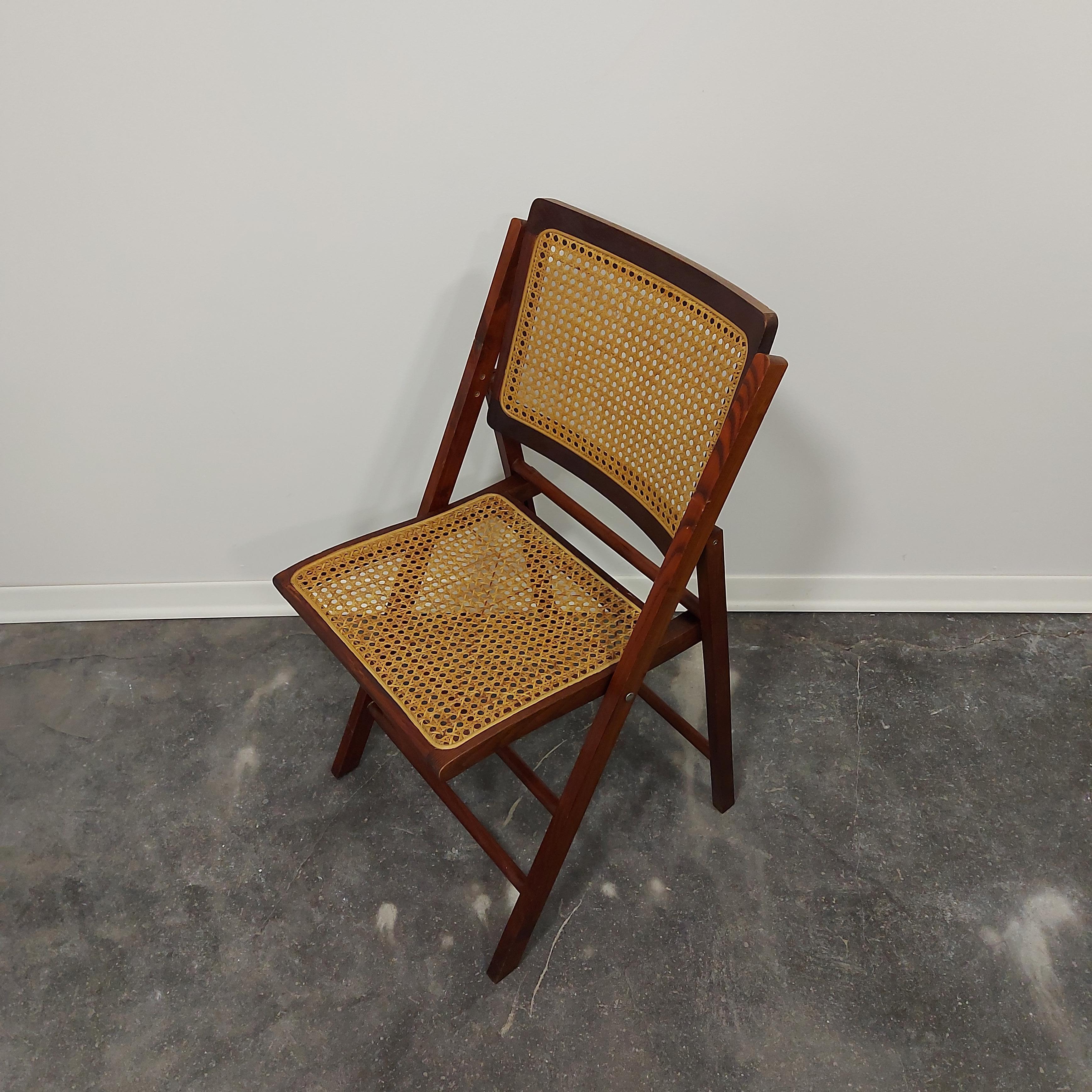 Slovenian Folding chair 1970s For Sale
