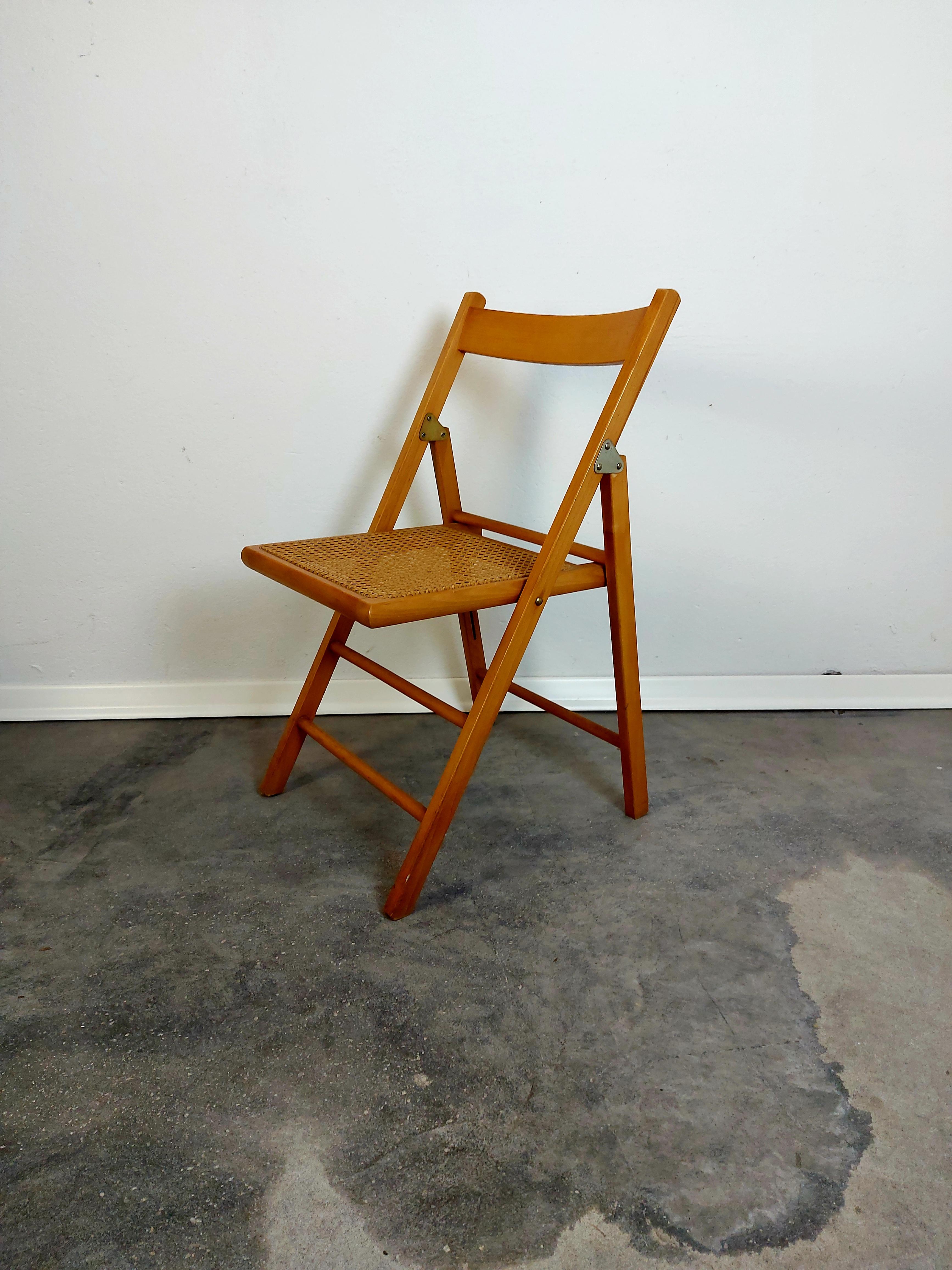 Slovenian Folding Chair, 1980s For Sale