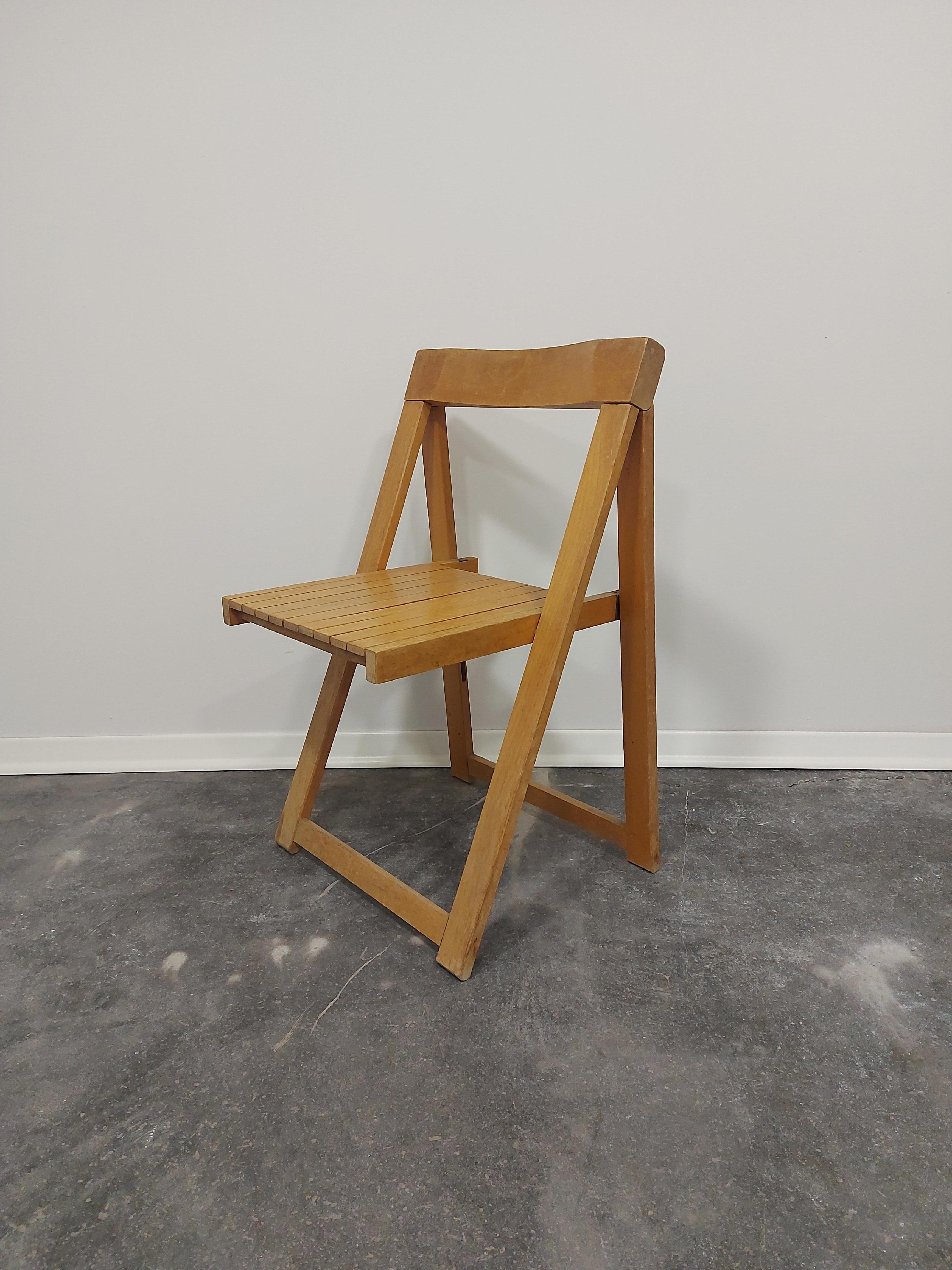 Mid-Century Modern Folding Chair by Aldo Jacober, 1970s For Sale