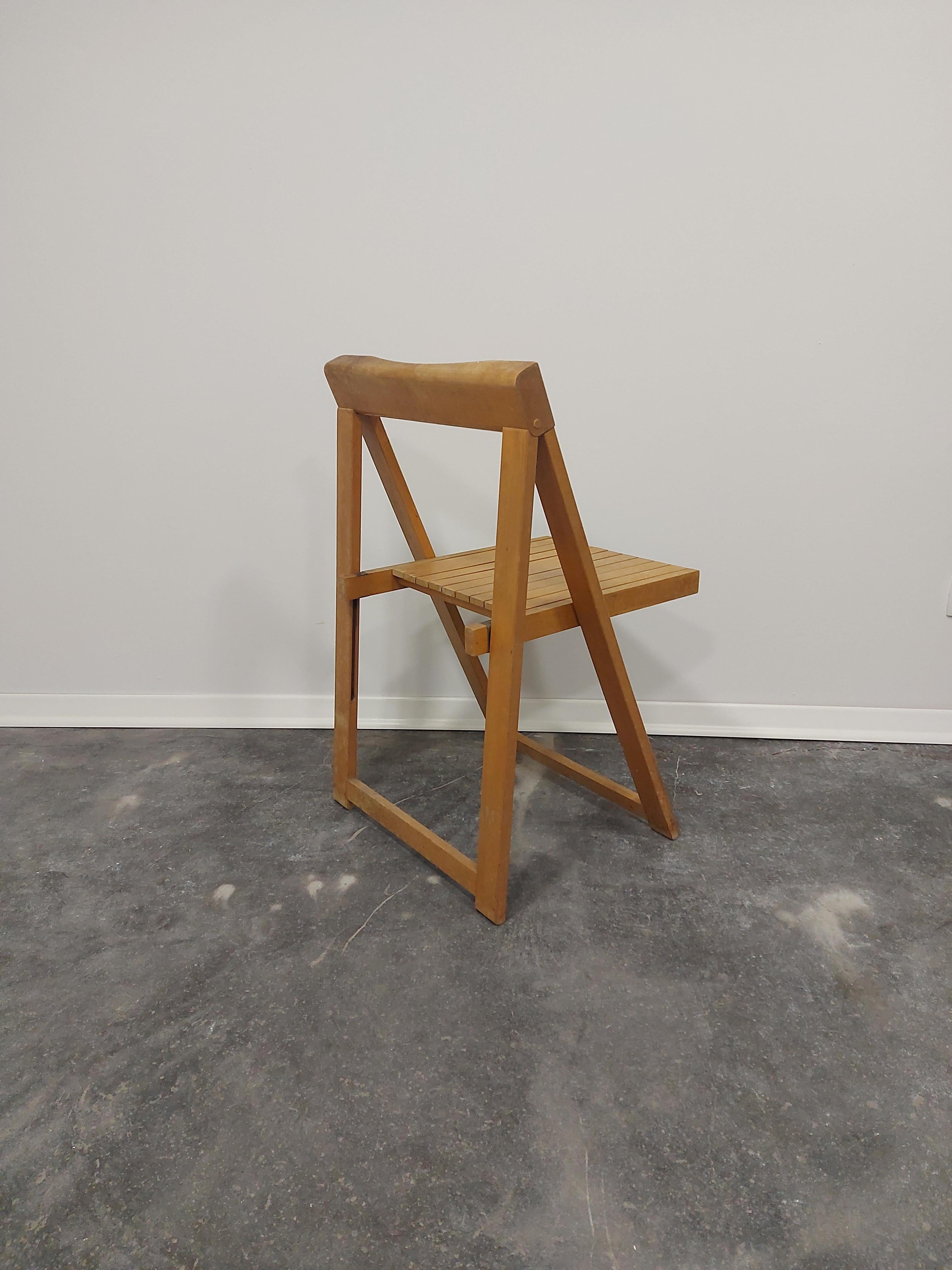 Folding Chair by Aldo Jacober, 1970s In Good Condition For Sale In Ljubljana, SI