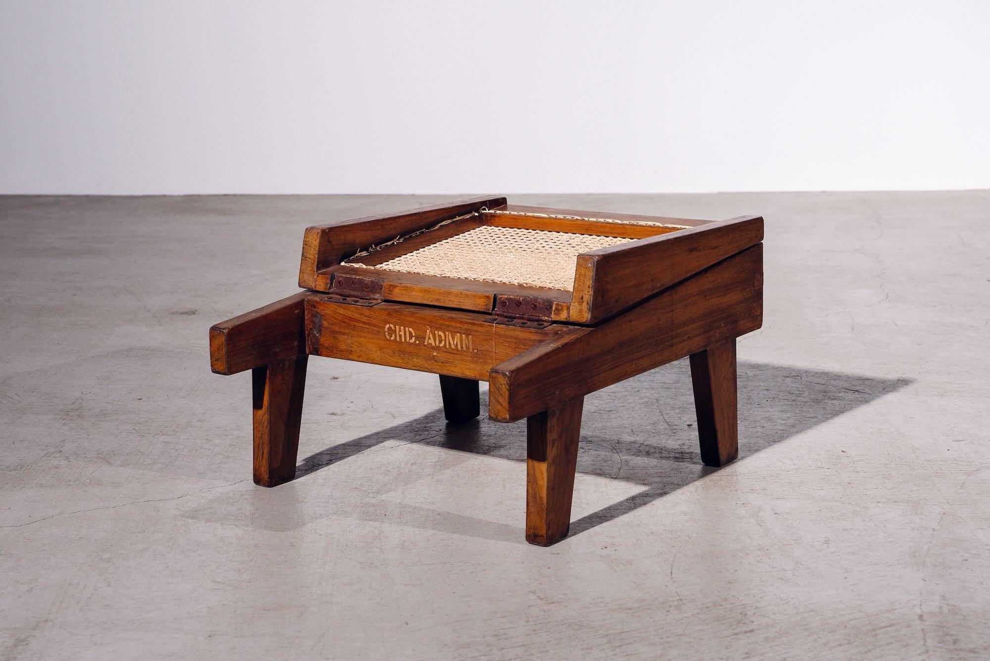 20th Century Folding Chair by Pierre Jeanneret for Chandigarh, India, Circa 1960 For Sale