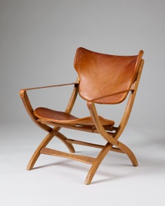 Folding chair Designed by Poul Hundevad Denmark, 1950s