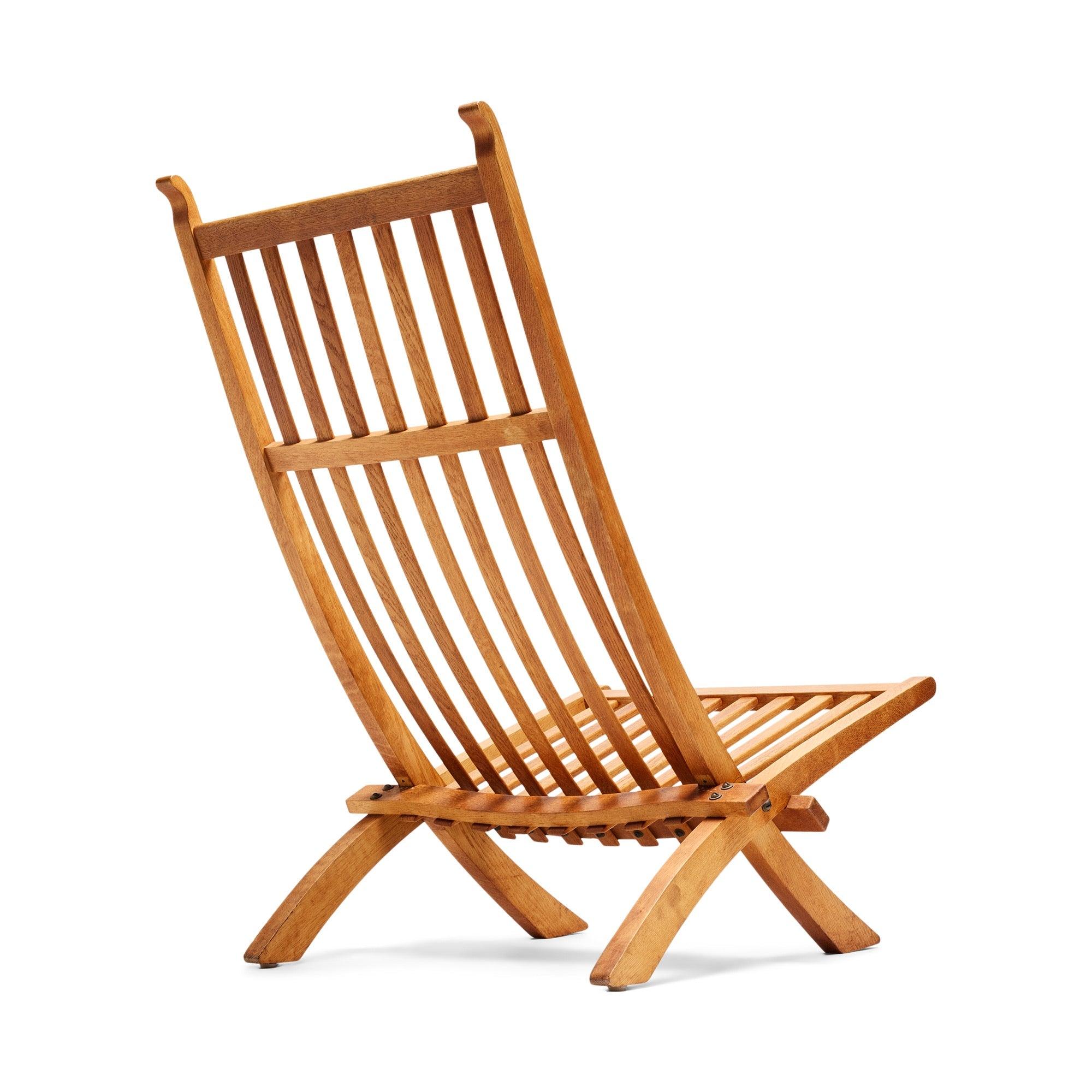 Klappbarer Stuhl von Hans J. Wegner für Johannes Hansen (Dänisch) im Angebot
