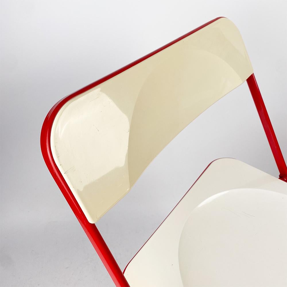 Folding chair made in Spain by Stua, 1970's In Good Condition For Sale In FERROL, ES