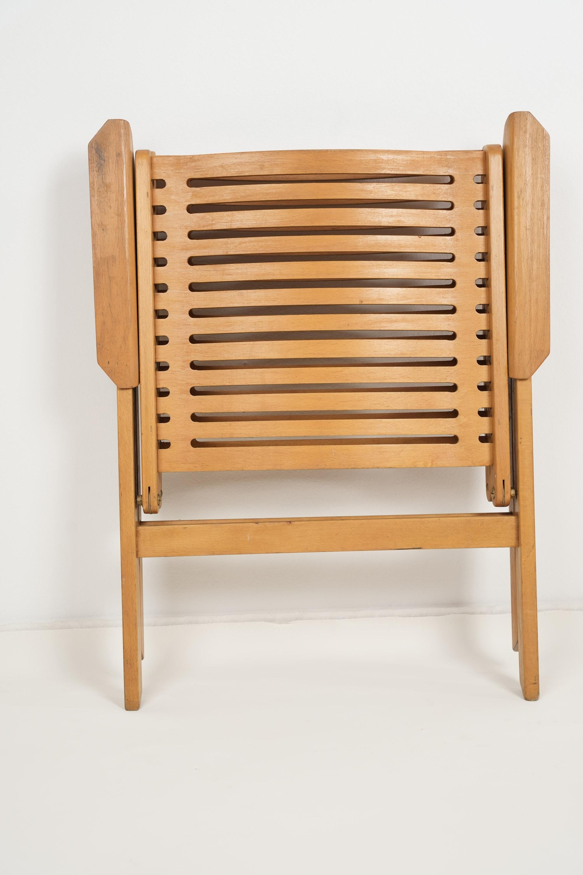 Folding Chair REX By Niko Kralj for Stol Kamnik Yugoslavia 1950s For Sale 3