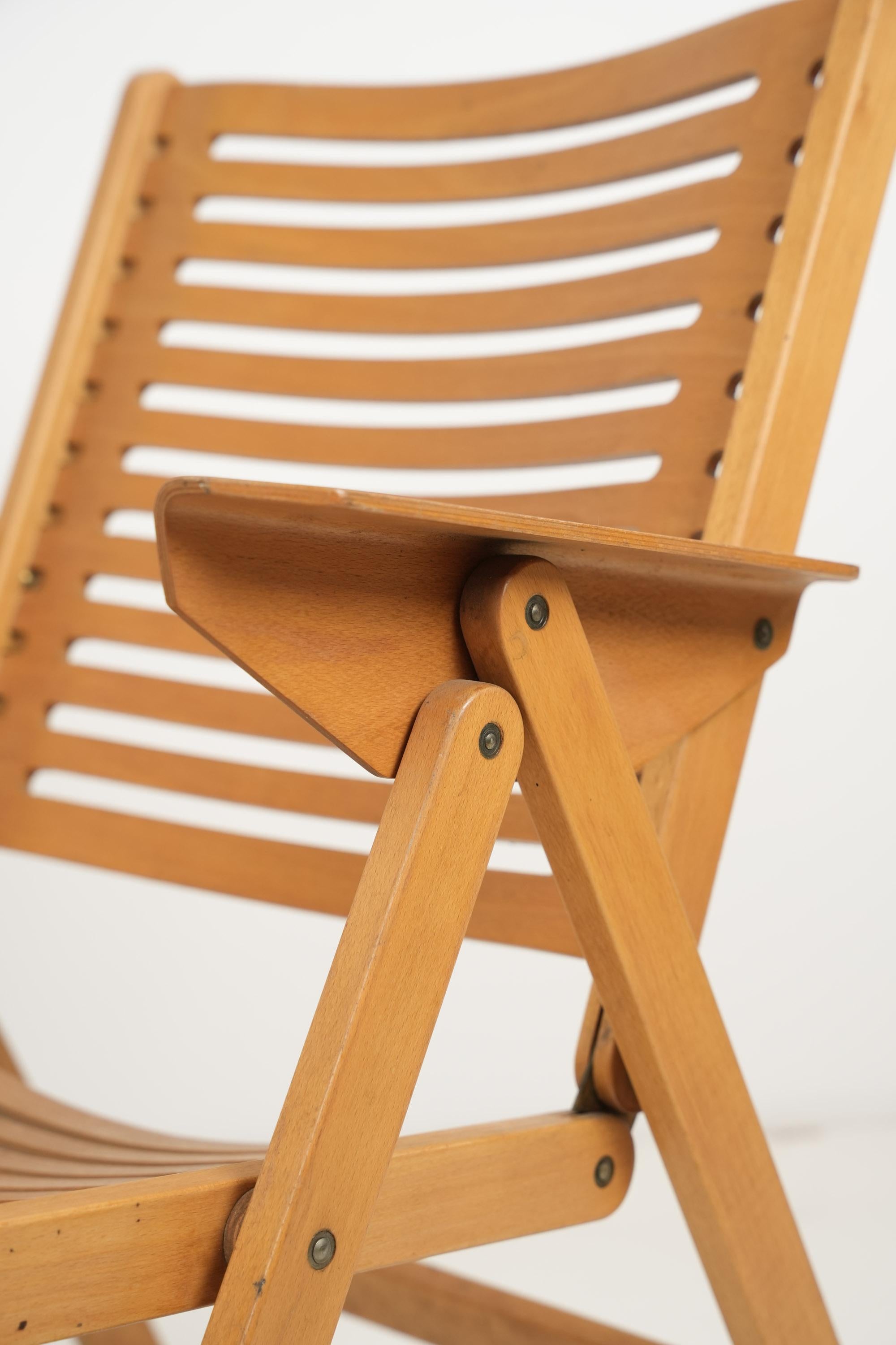 Folding Chair REX By Niko Kralj for Stol Kamnik Yugoslavia 1950s In Good Condition For Sale In Čelinac, BA