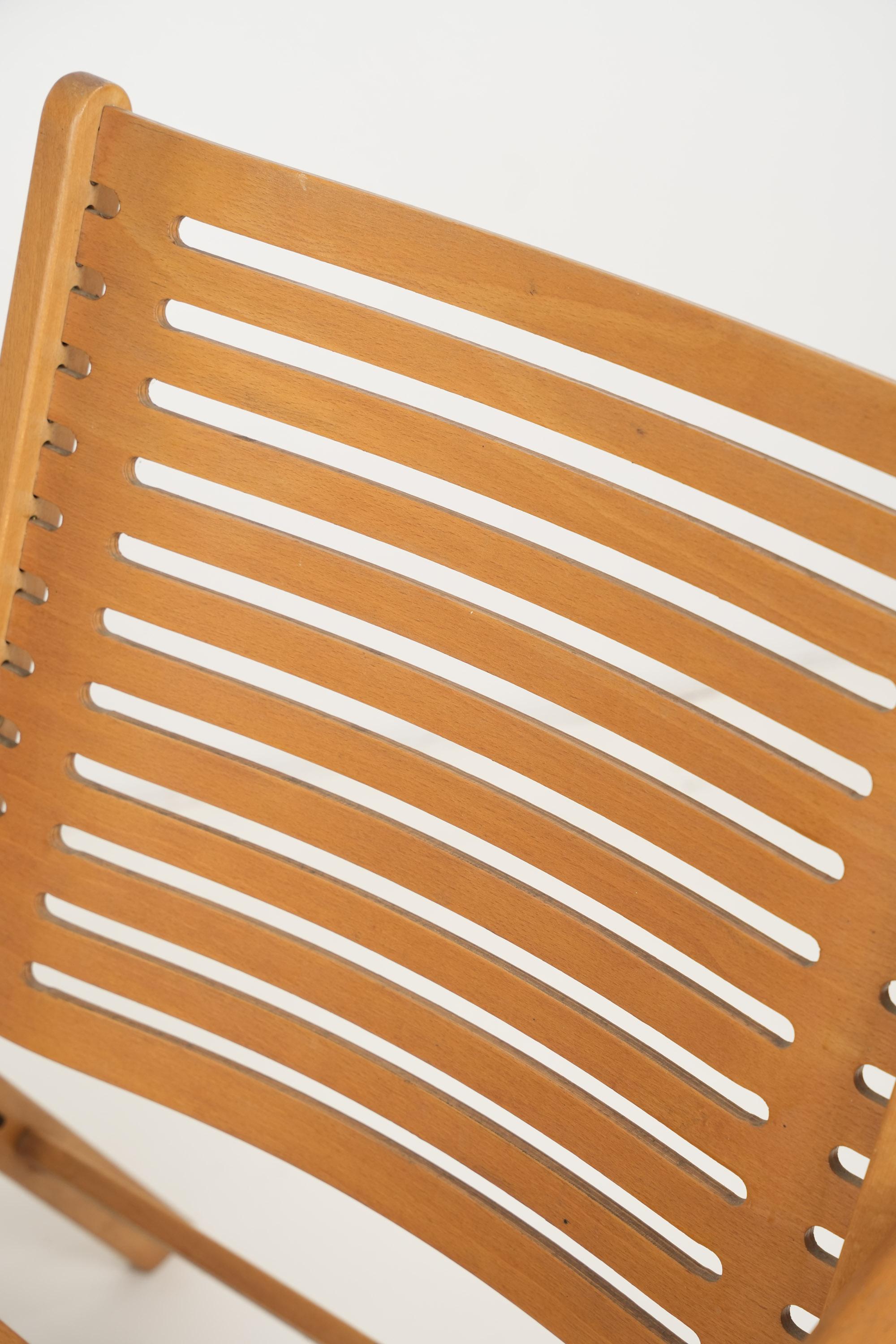 Silla plegable REX de Niko Kralj para Stol Kamnik Yugoslavia Años 50 mediados del siglo XX en venta