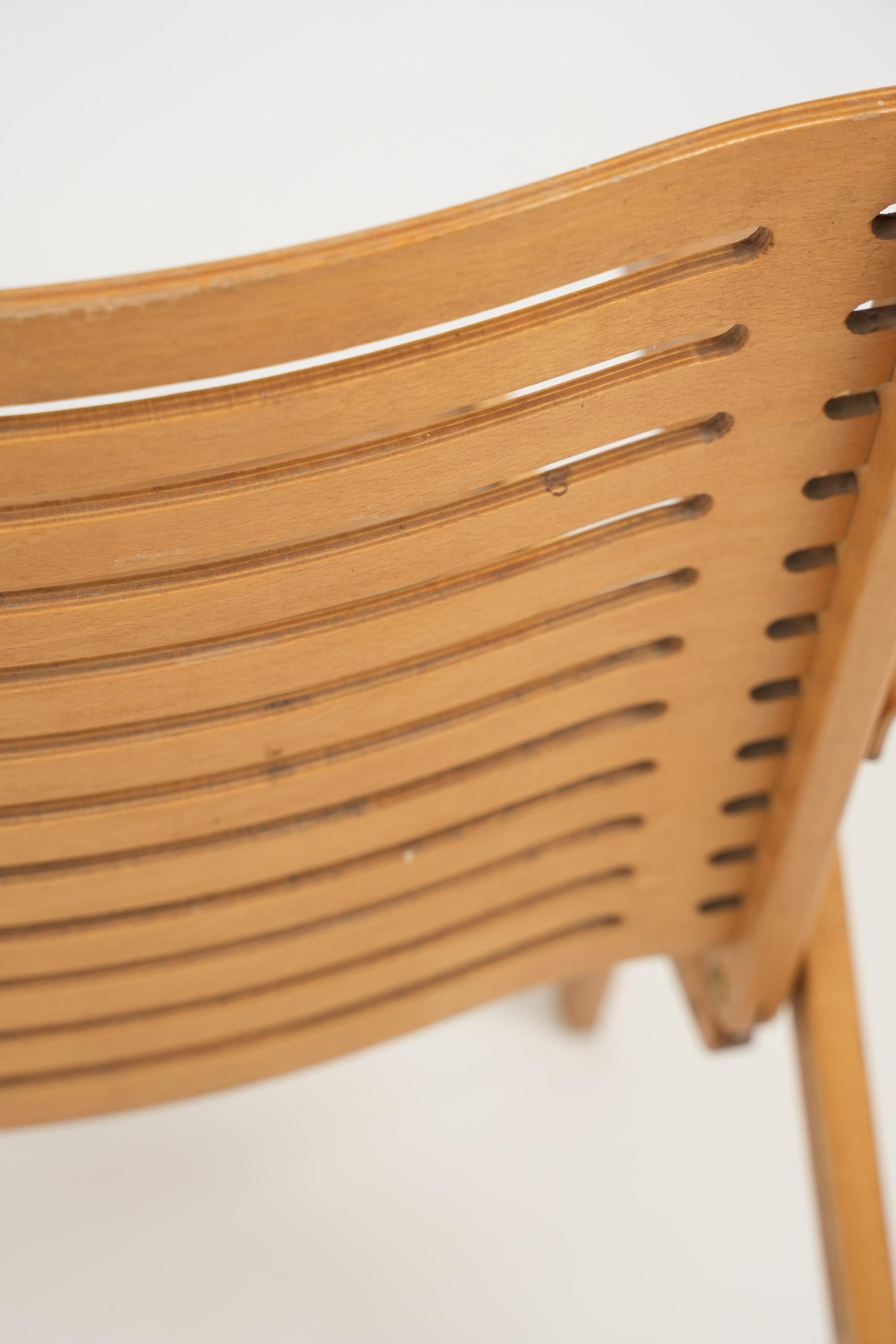 Folding Chair REX By Niko Kralj for Stol Kamnik Yugoslavia 1950s For Sale 2