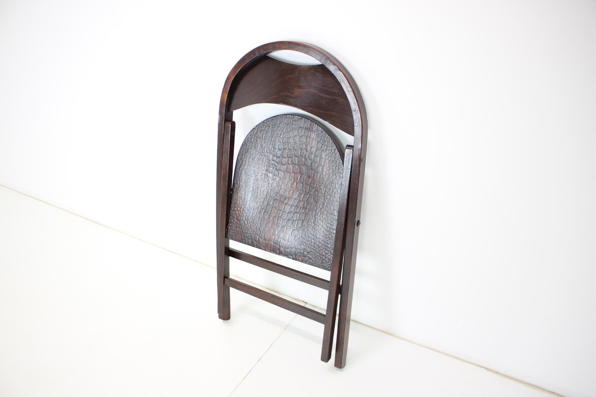 Folding Chair, Thonet, 1920's For Sale 9
