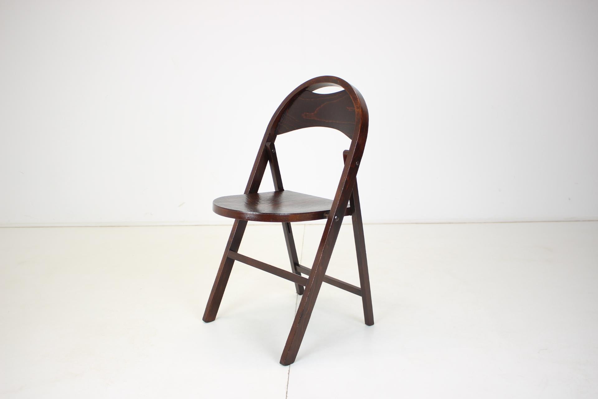 Klappbarer Stuhl, Thonet, 1920er Jahre im Angebot 1