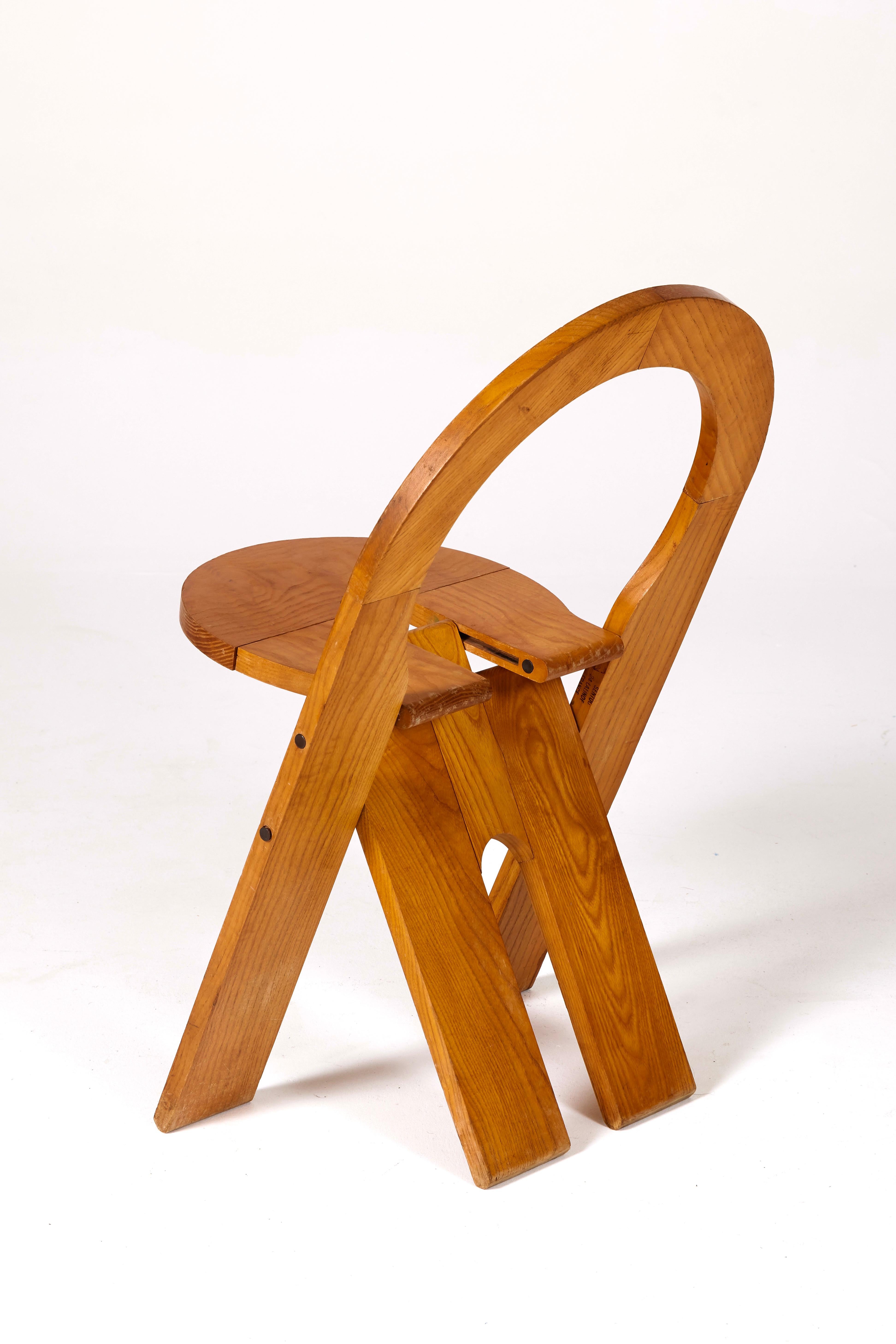 Wood Folding Chair 