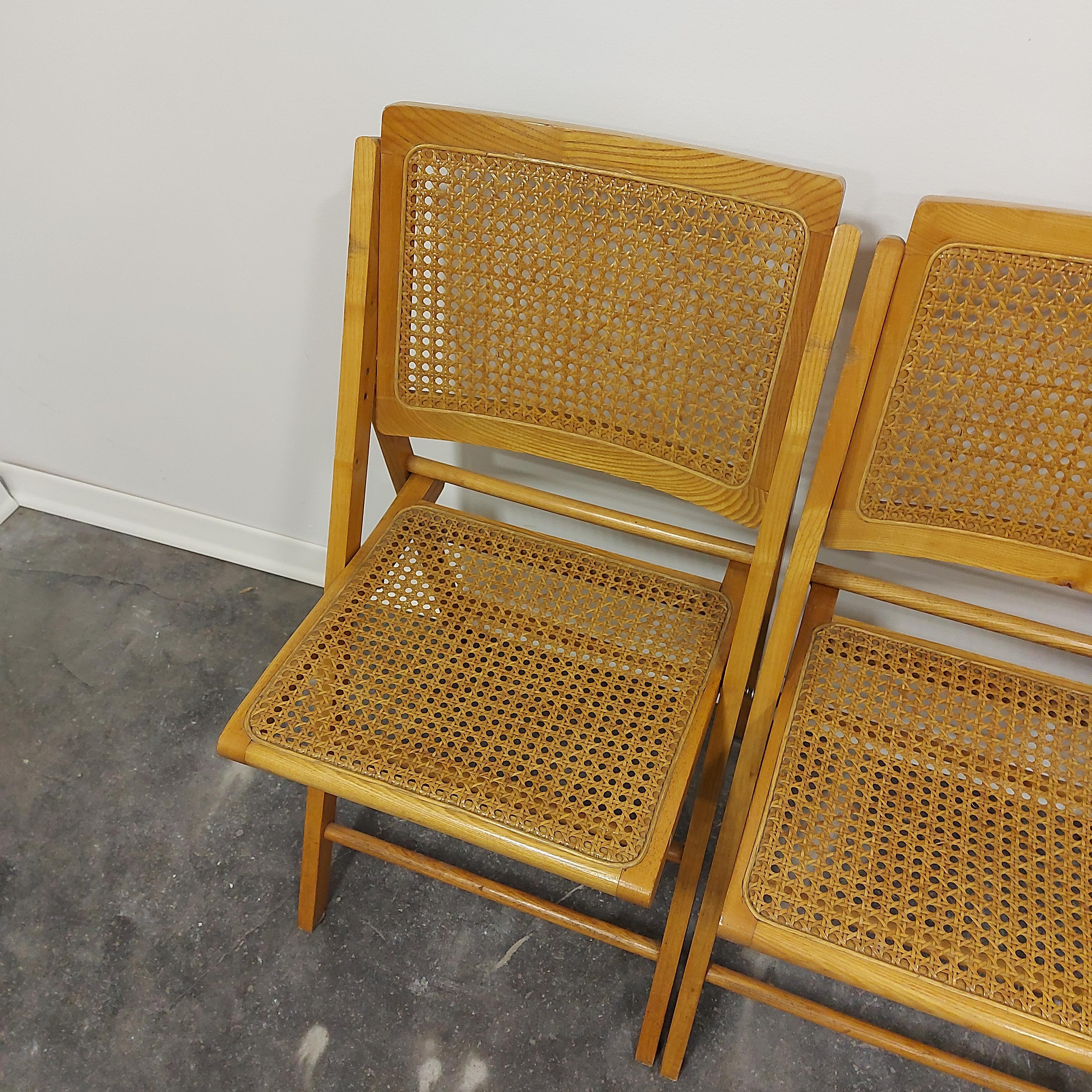 Folding chairs 1970s pair For Sale 4