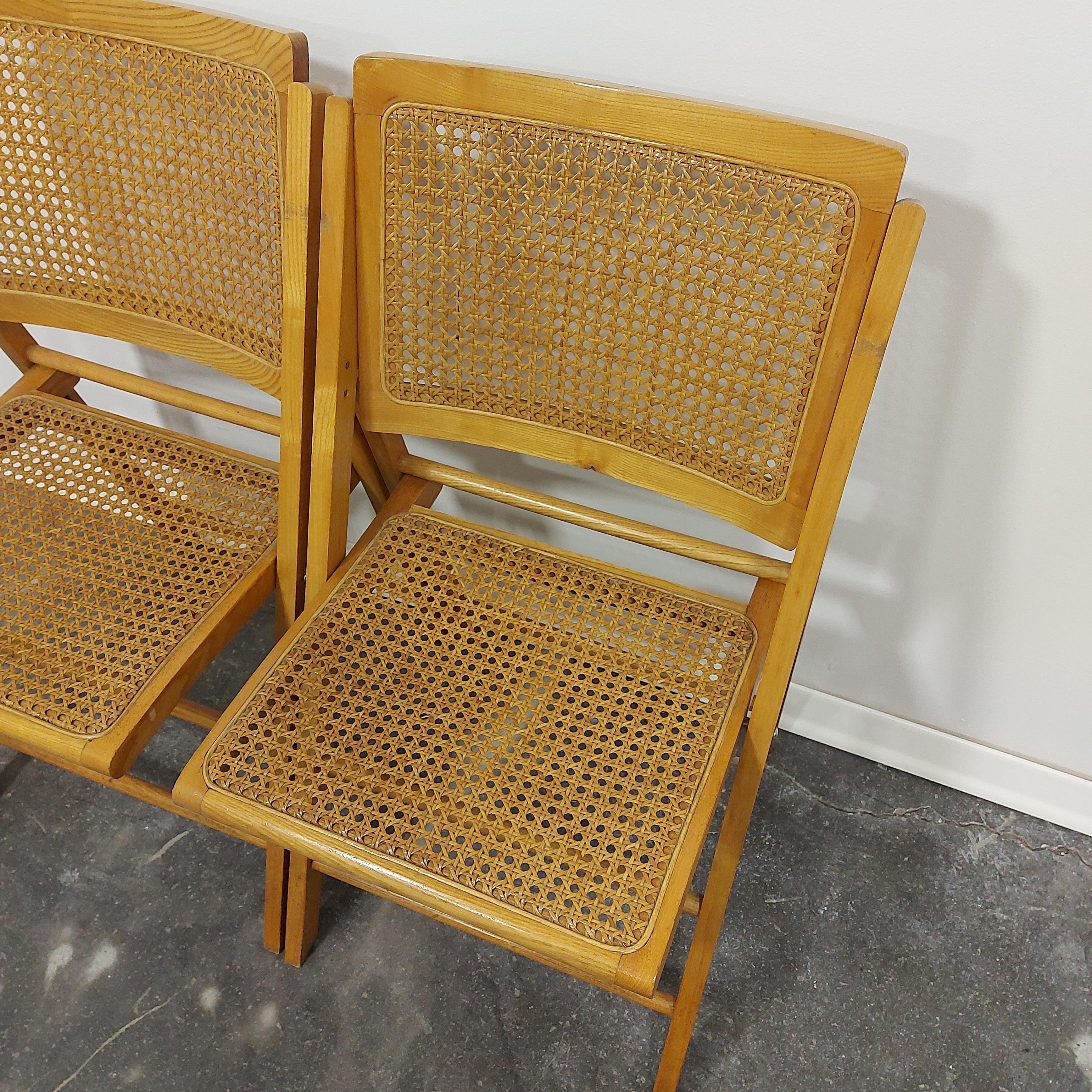 Folding chairs 1970s pair For Sale 5