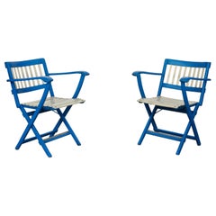 Retro Folding Chairs from Fratelli Reguitti, 1960s, Set of 2