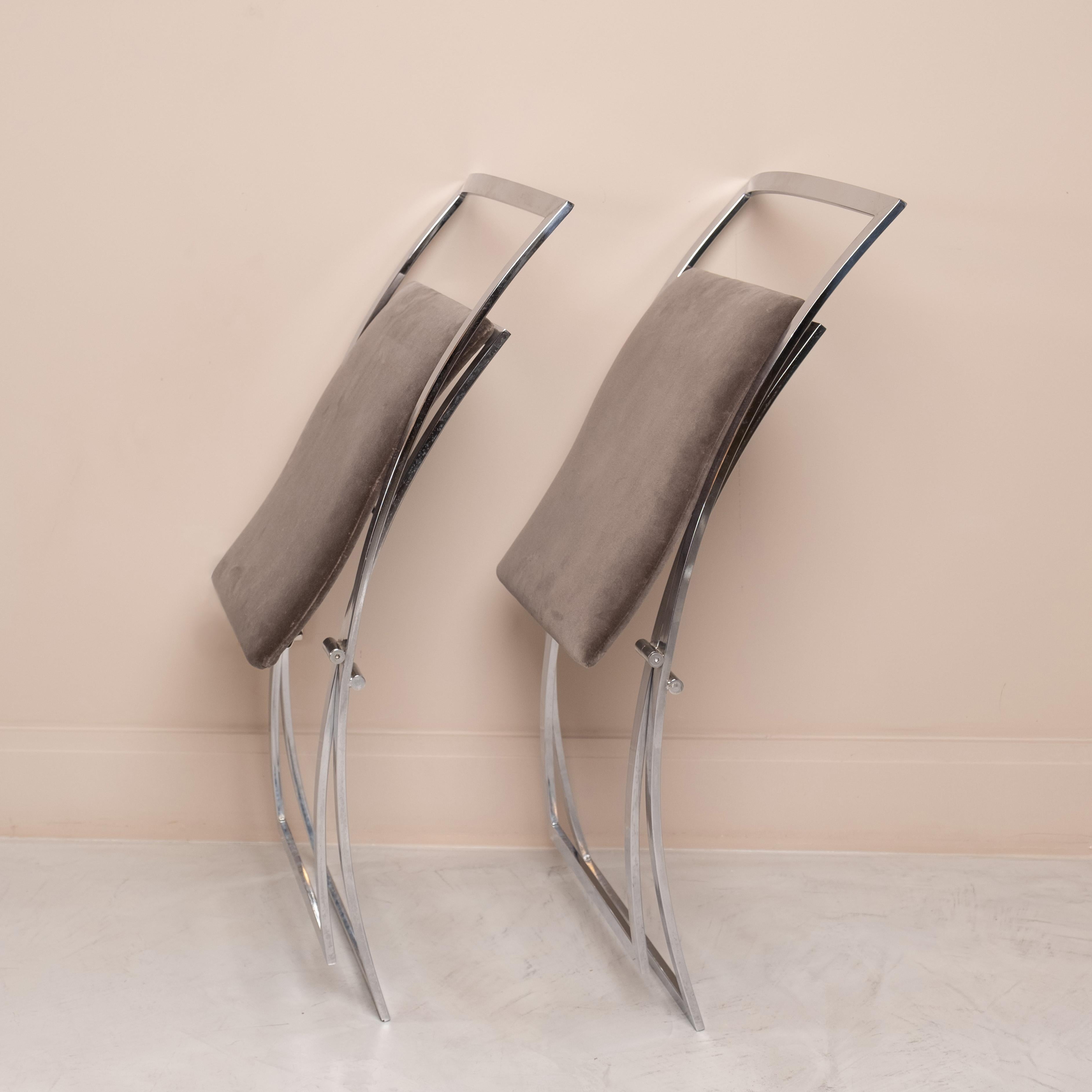 Folding chairs, Luisa Model by Marcello Cuneo, Italy 1970 For Sale 3