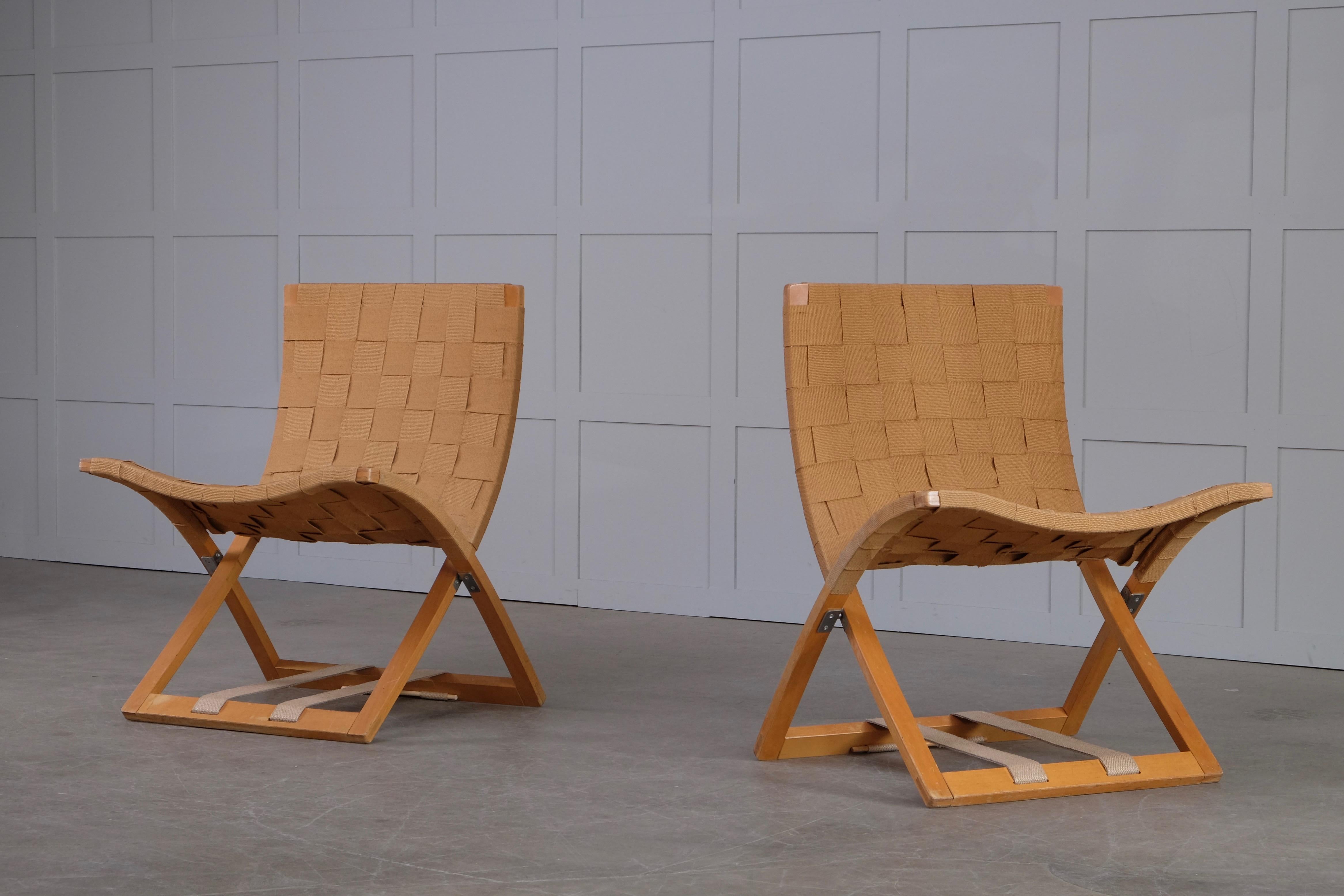 Folding Chairs, Sweden, 1960s For Sale 2