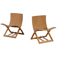 Chaises pliantes, Suède, années 1960